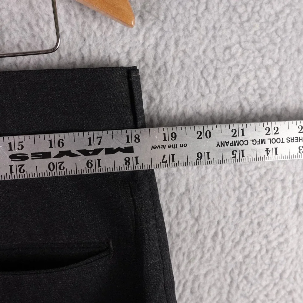 Brooks Brothers Makers Mens Black 100% Wool‎ Dress Pants Trousers 37x29 USA Made